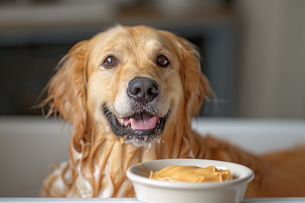 Une solution simple pour un bain de chien sans fuite ni panique